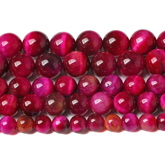 6MM 60PCS Natural Multi Rose Tiger Eye Stone Beads for Jewelry Making DIY Bracelet