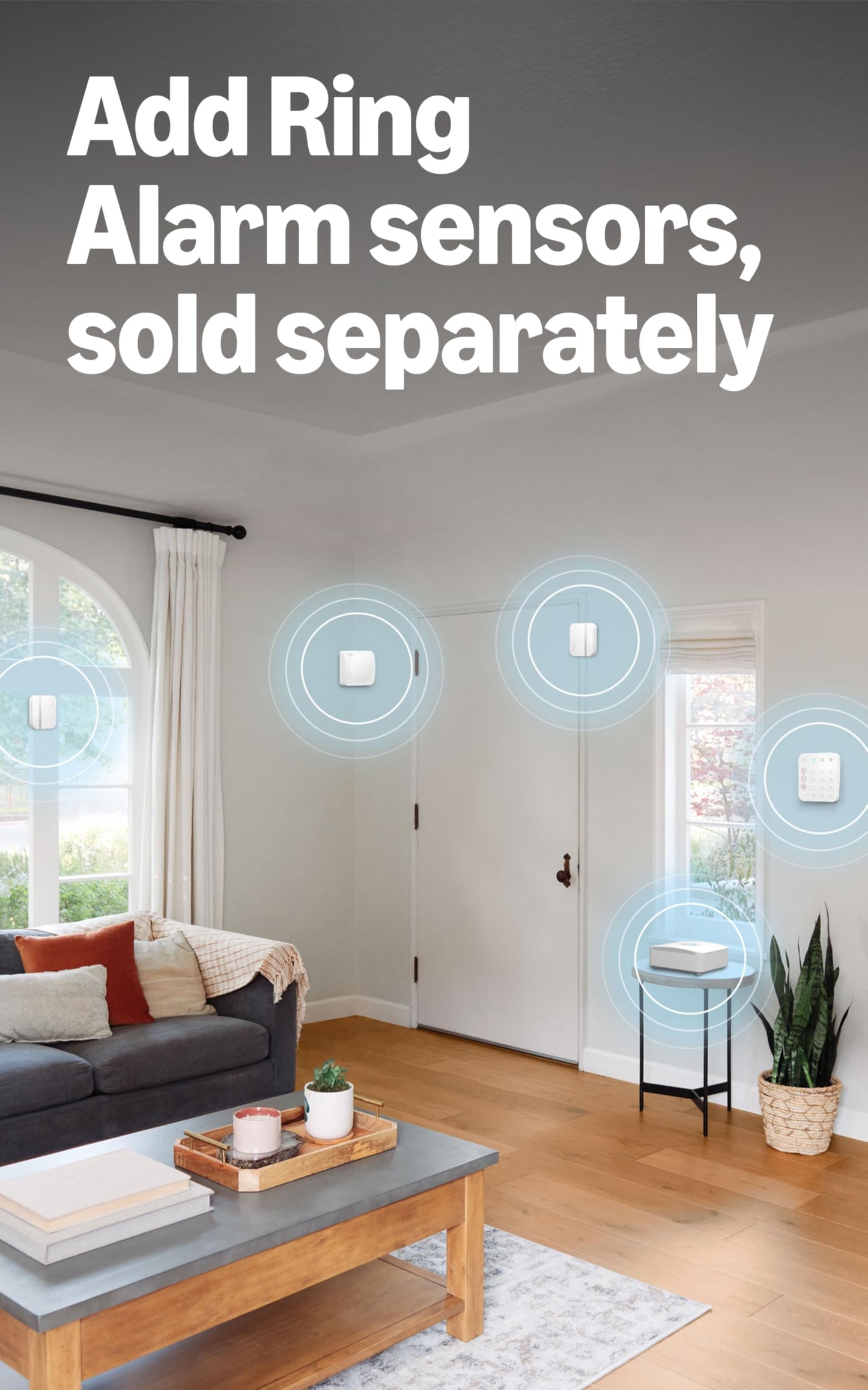 Ring Alarm Base Station (2nd Gen) — 104 dB Siren, Built-in Backup Battery, Connects to Ring Alarm Sensors and Keypad, sold separately