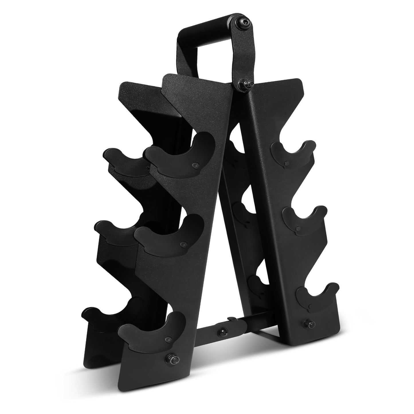 Dumbbell Neoprene 5-10-15lb pair + Metal Rack