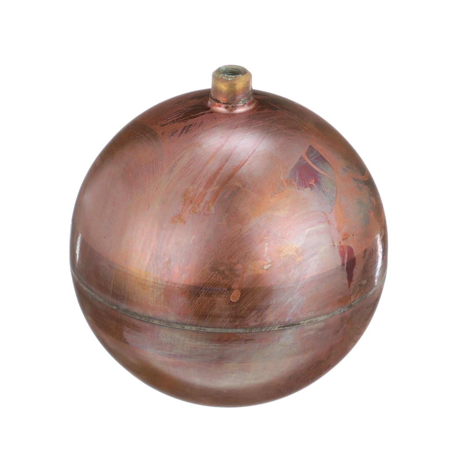 Watts FLT-C Series 6" Heavy Duty Copper Float for Float Valves in Control Assembly, 5/16"-18 Female Thread Connection, Overlapping Joints, Max Working Temperature 200° F