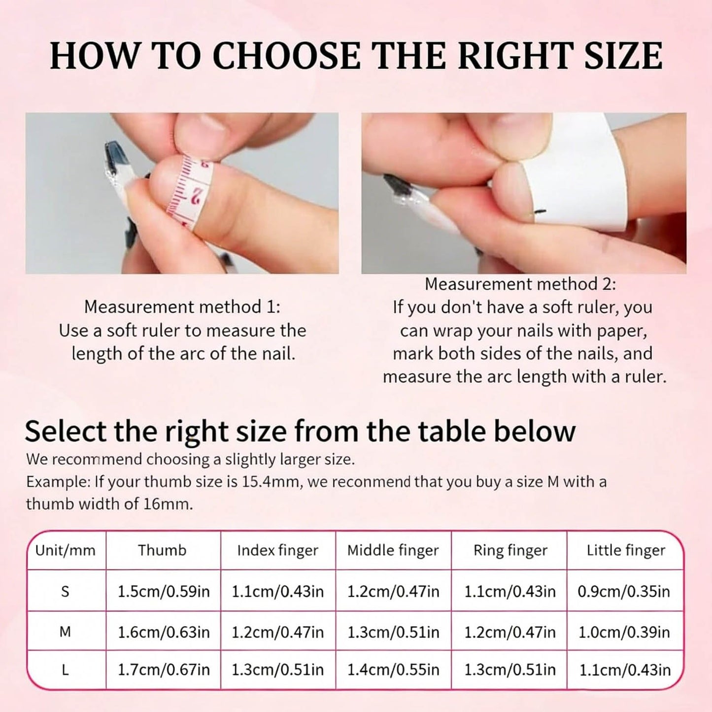 Handmade Press on Nails Almond French Tip, Summer Butterfly Fake Nails, Reusable Acrylic False Nails for Women, Luxury Pink Blue Flower Press on Nails 10Pcs (Size M)