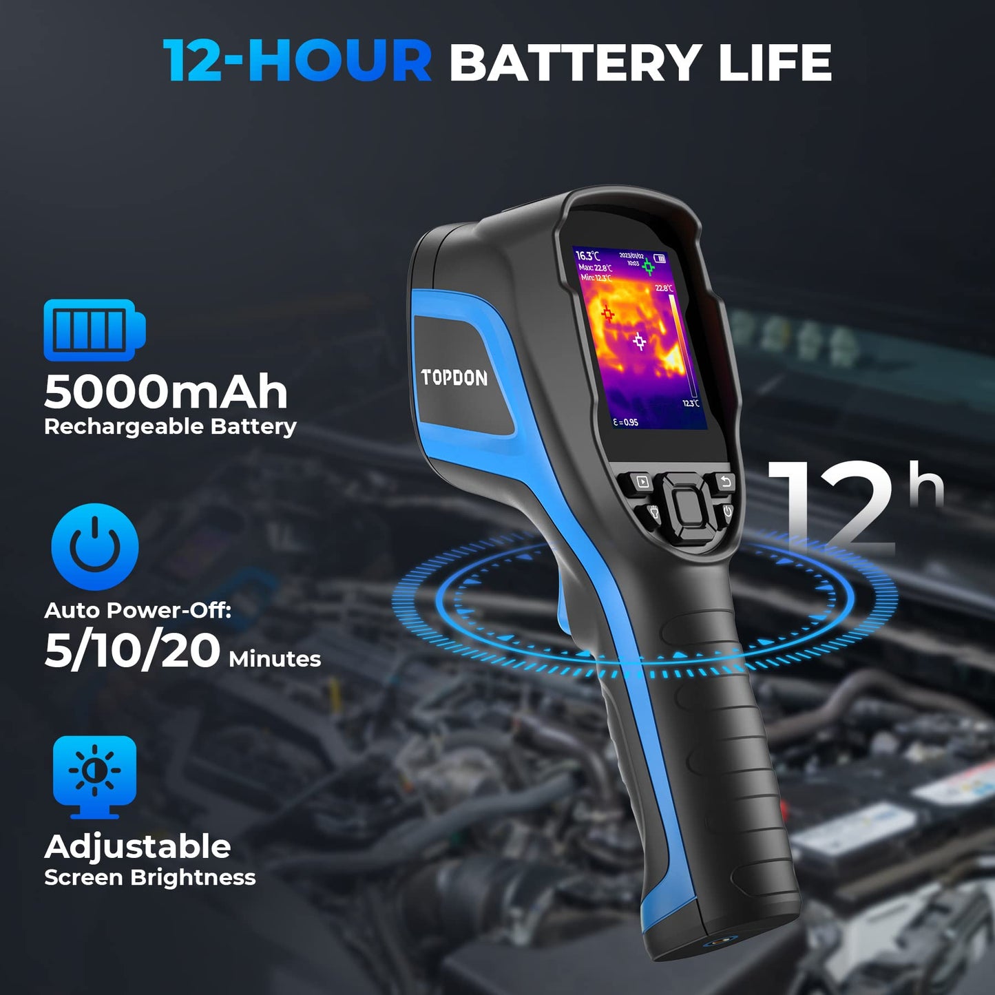 TOPDON USA - Handheld Thermal Imaging Camera 256X192 Resolution