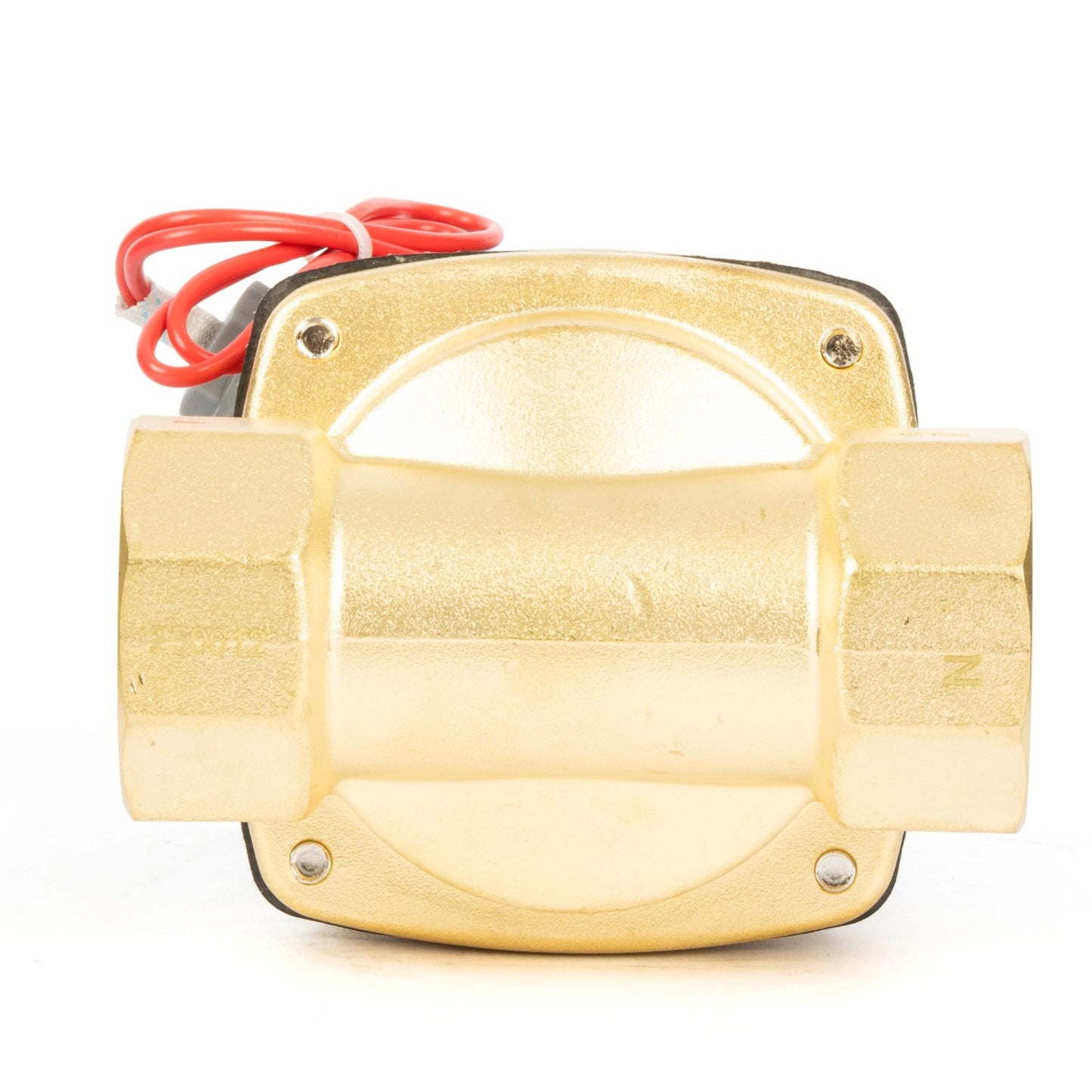 U.S. Solid Brass Solenoid Valve 1-1/4" 24V DC Normally Closed