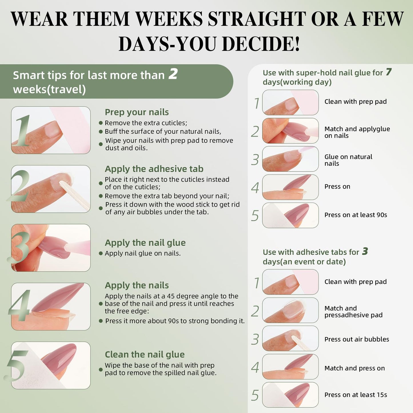 Blue Cat Eye Press On Nails Almond - Dark Blue Short Almond Fake Nails, Cateye Press On Nails Reusable Stick On Nails in 16 Sizes, 32pcs False Nail Kit for Women & Girls (Deep Ocean)