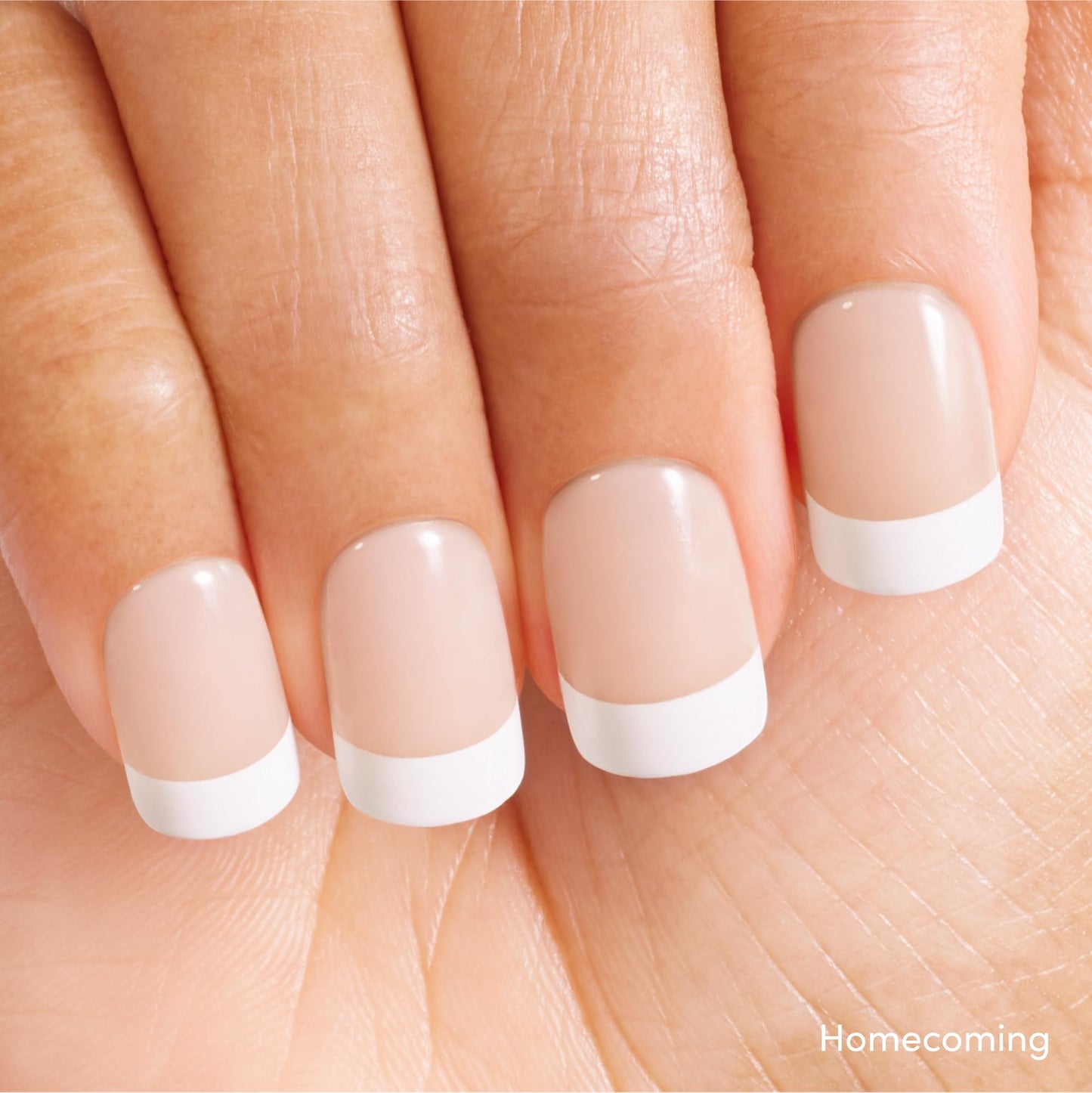 Dashing Diva Magic Press Nail Bundle - French Collection - Square Press On Nails - Day to Night & Homecoming - Long Lasting Gel - Lasts Up to 7 Days - 2 Sets
