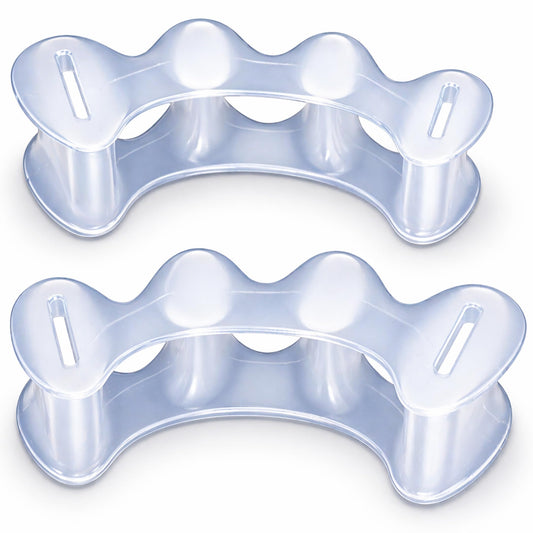 Silivance Toe Spacers for Foot Alignment – Bunion Corrector & Toe Separator for Pain Relief, Natural Toe Splay & Posture Support – Medical Grade Silicone (Medium)