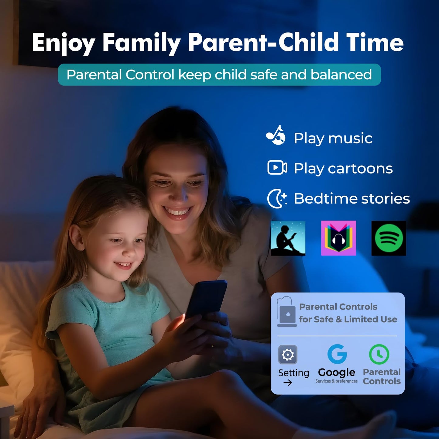 RUIZU 83GB Android MP3 Player with Bluetooth and WiFi, 4.5" IPS Touchscreen Music Player with Spotify, Pandora, Amazon Music, Parental Control MP4 MP3 Player for Kids with Libby, Audible, Up to 1TB