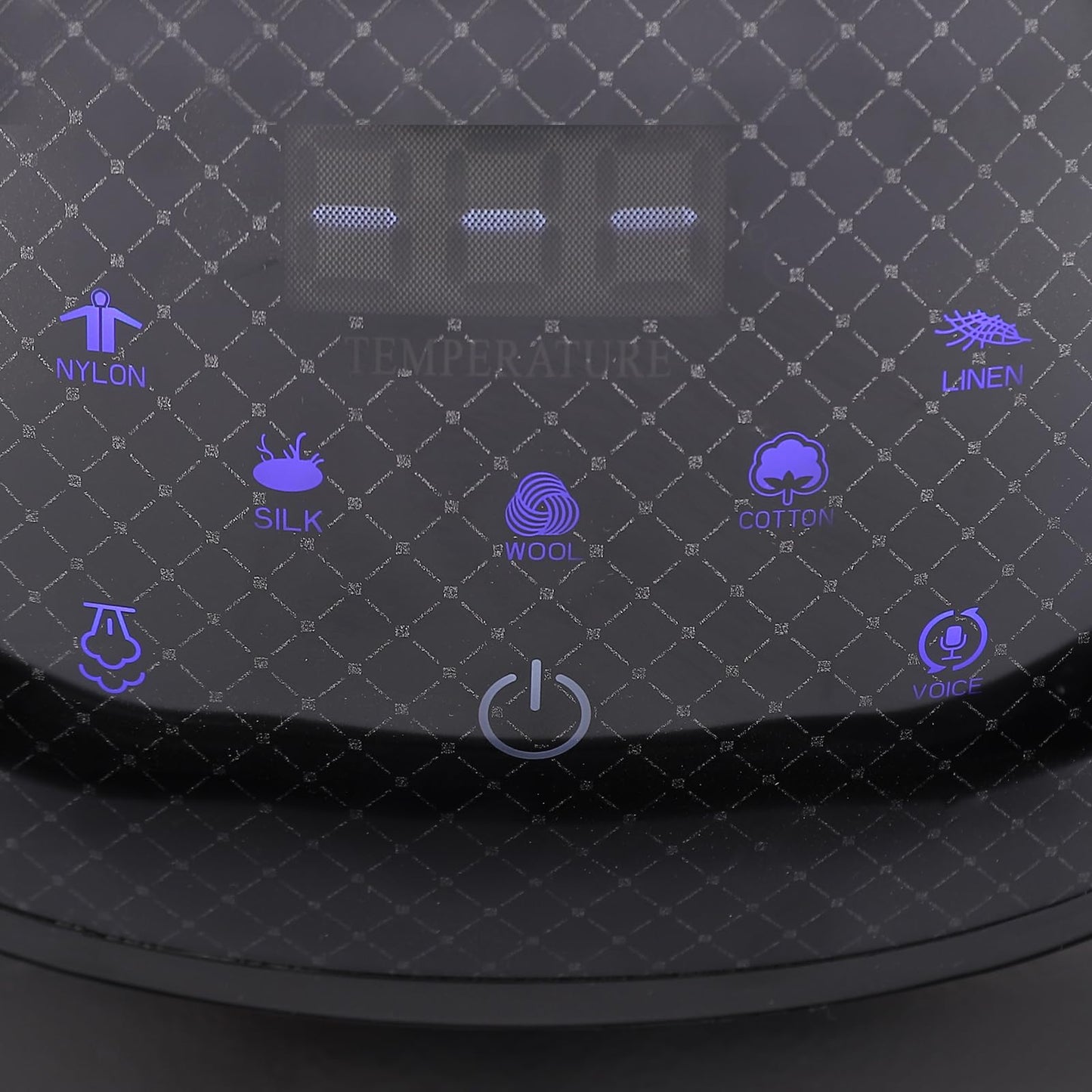Wawuwao Intelligent Steam Press for Clothes, Digital Steam Iron Press with Touch Screen, 1600W Fabric Steam Press Machine with 5 Modes, Large 35.8inch Plate(Black)