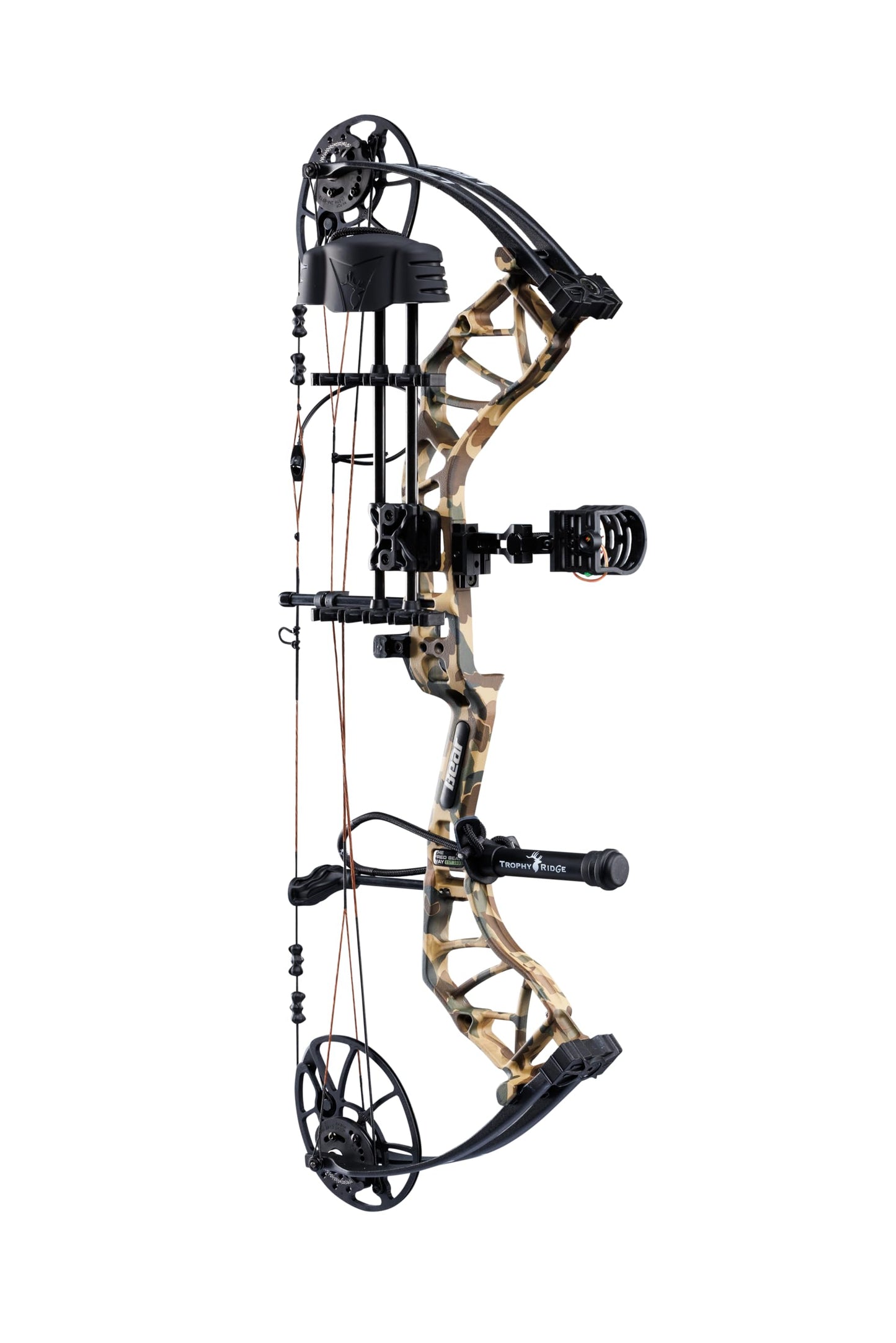 Bear Legit Maxx Ready to Hunt Compound Archery Bow, 70lb. Draw Weight, Right Hand, FRED Bear/Black