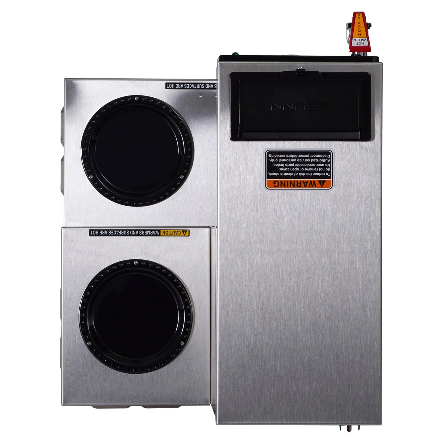 Bunn 12950.0212 CWTF15-3 Automatic Commercial Coffee Brewer with 3 Lower Warmers (120V)