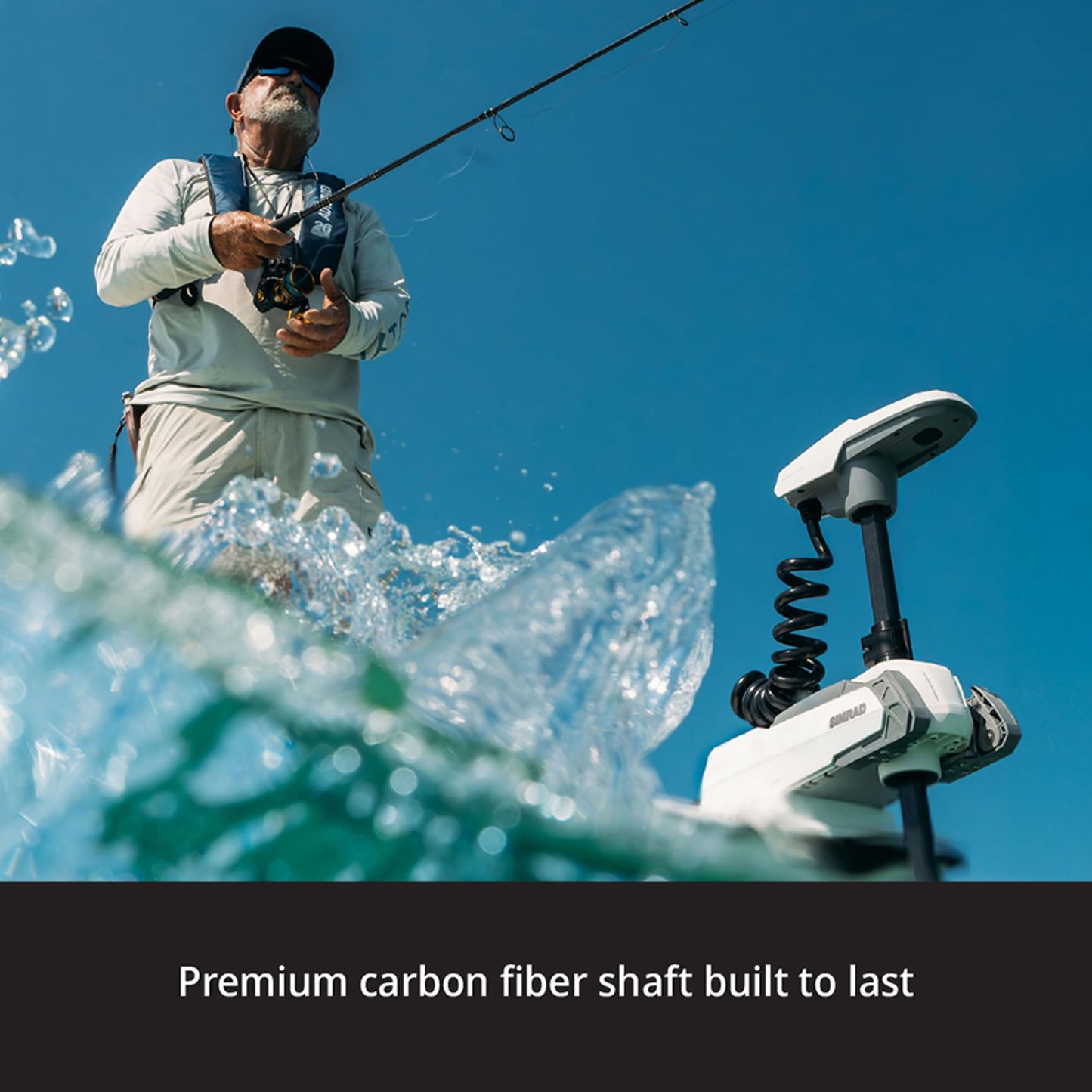 Simrad Recon Saltwater 72” Trolling Motor with FreeSteer Joystick Remote