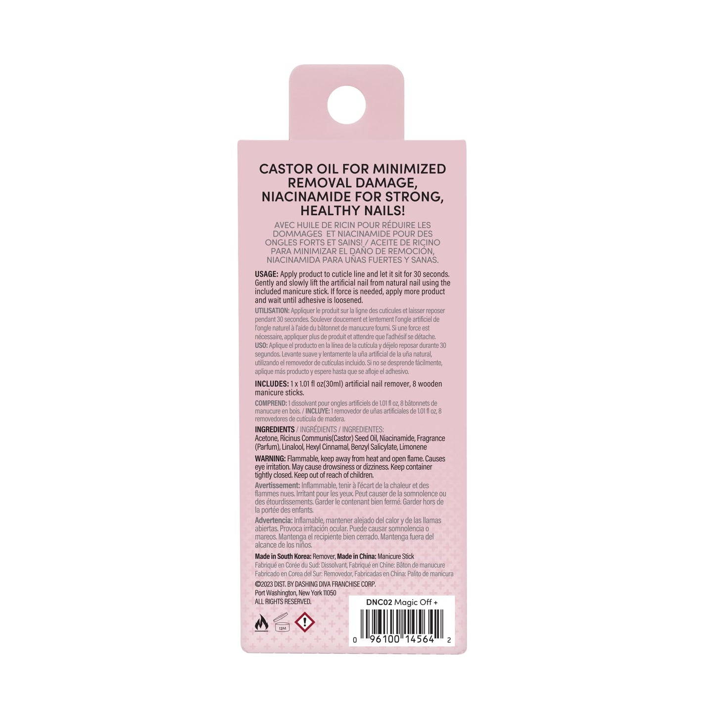 Dashing Diva GelXtend Design & Removal Kit - Nail Tips & Magic Off+ Remover - Acrylic Nails with LED Glue - Lasts Up to 14 Days - Press On Remover with Niacinamide and Castor Oil - Rouge Shimmer