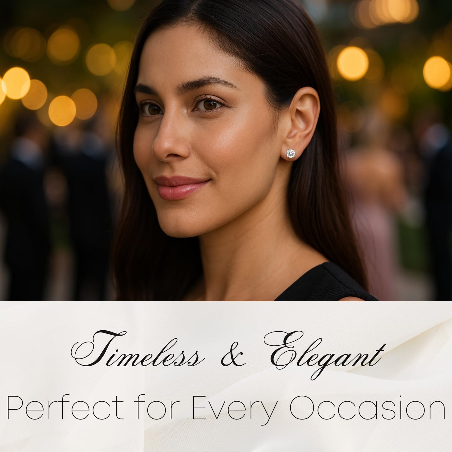 Certified 4.0 Carat Lab Grown Diamond Earrings in 14K White Gold, H/SI Color/Clarity, Premium Collection of Diamond Stud Earrings for Women and Men, Quality Studs Made in USA