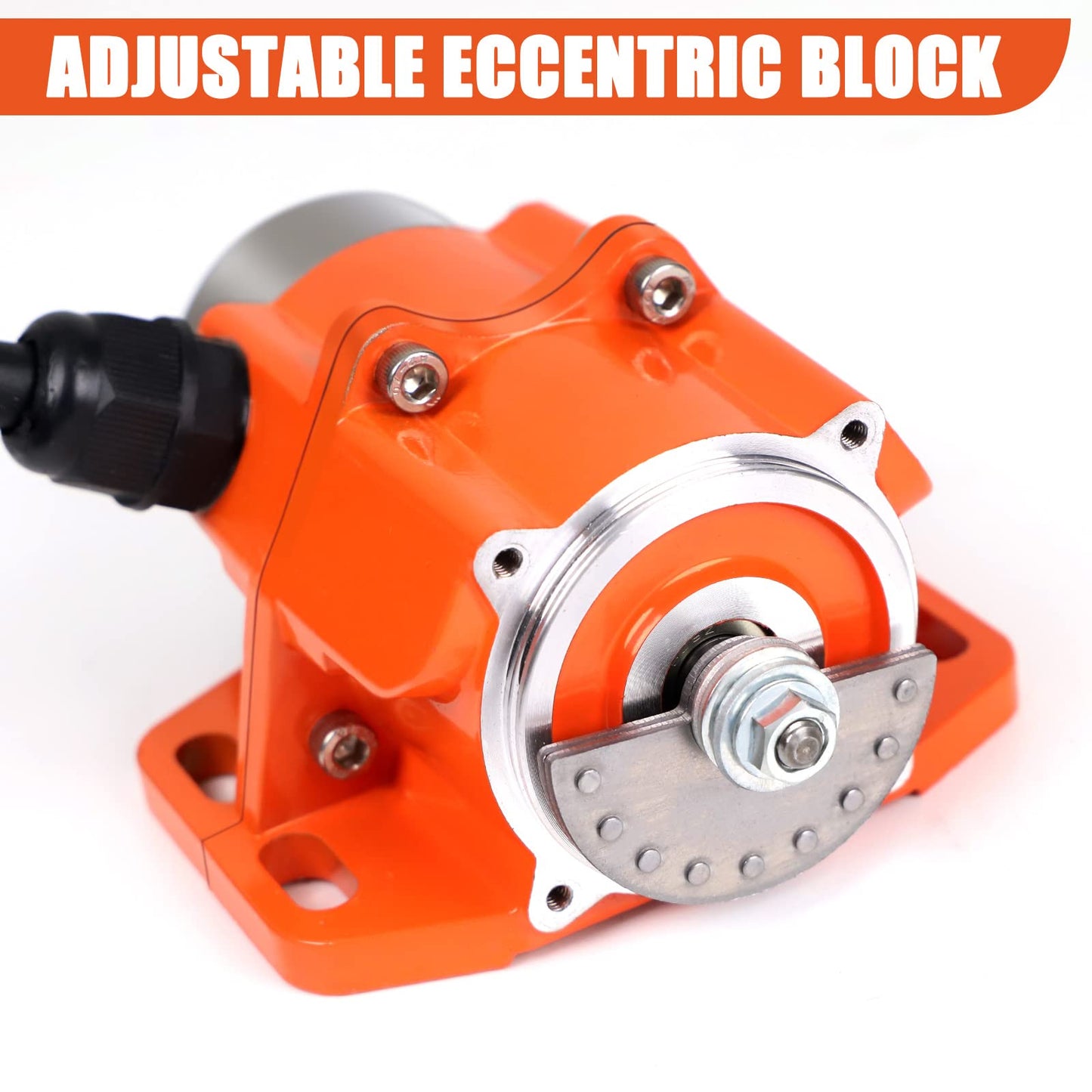 TOAUTO Concrete Vibrator Vibration Motor 150W Single Phase AC 110V 3600rpm Aluminum Alloy Case Vibrating Motor for Shaker Table