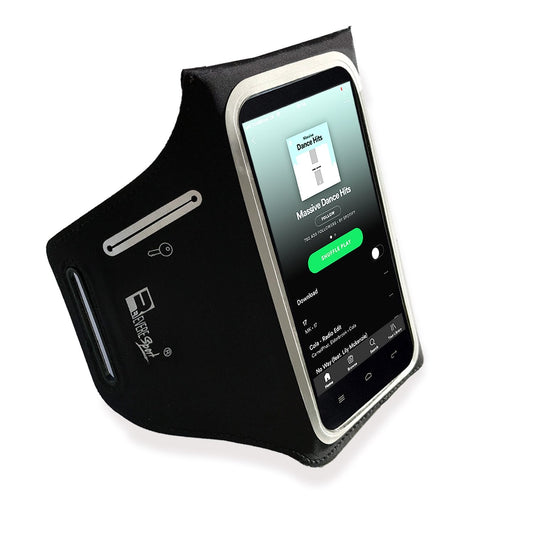 RevereSport Waterproof Armband for iPhone 17/16/15/14/13/12 with Extra Pockets for Keys, Cash and Credit Cards. Running Phone Arm Holder for Sports, Gym Workouts and Exercise