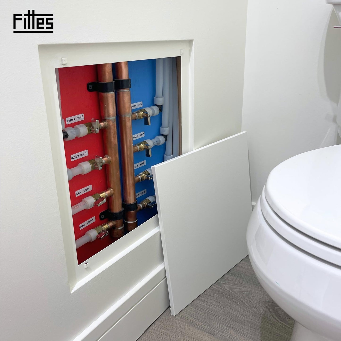 Fittes Flush Drywall Access Panel 17x46 Inch, Install Anywhere, Luxe, Plumbing Shut Off Valves, Cables, Circuit Breakers, Electrical Systems, Crawl Spaces, Storage Spaces, Attics, Ducts
