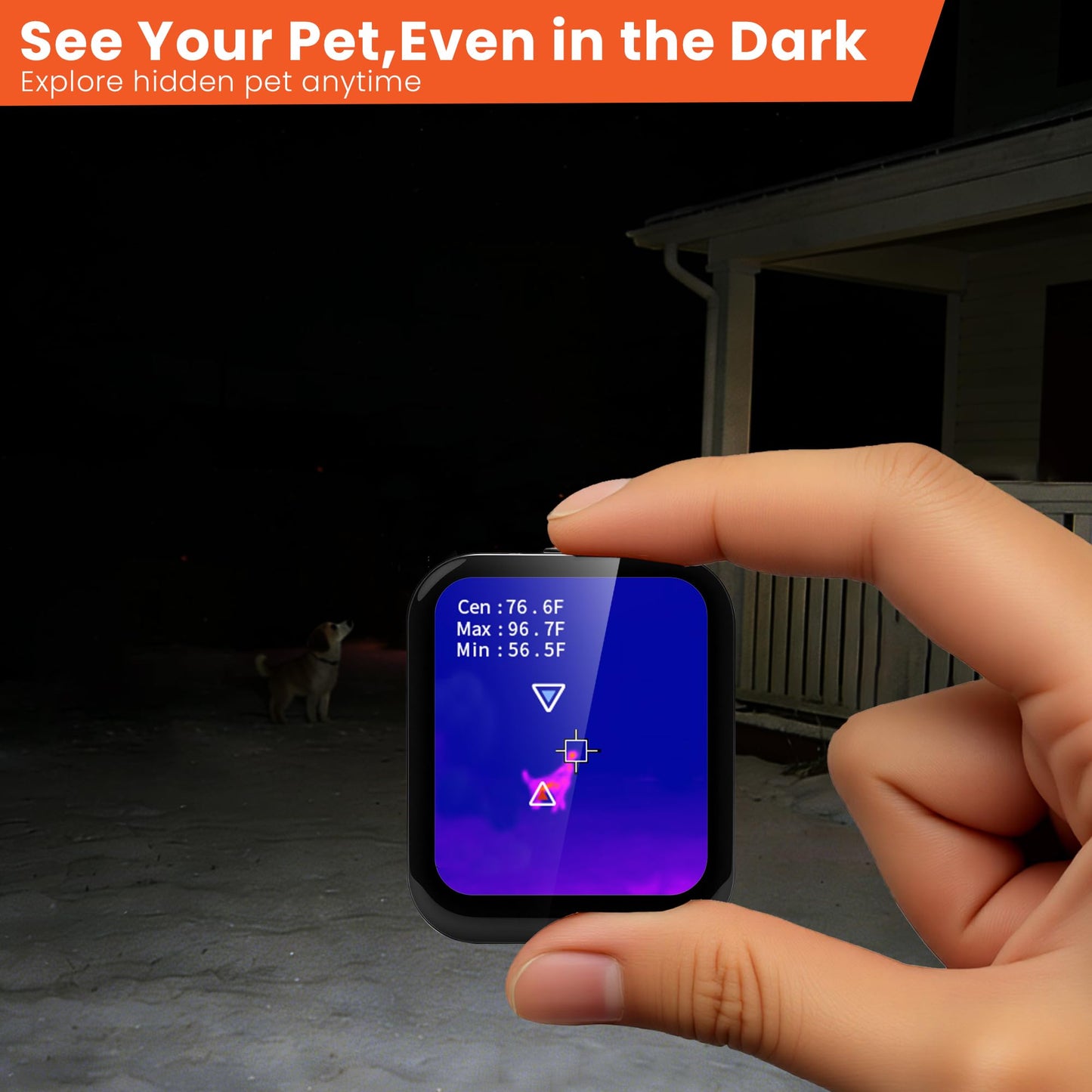 Small Thermal Imaging Camera for Beginner – Mini Thermal Imager for Home Inspection, Infrared Hidden Camera Detector Gadget 80×60 IR Resolution