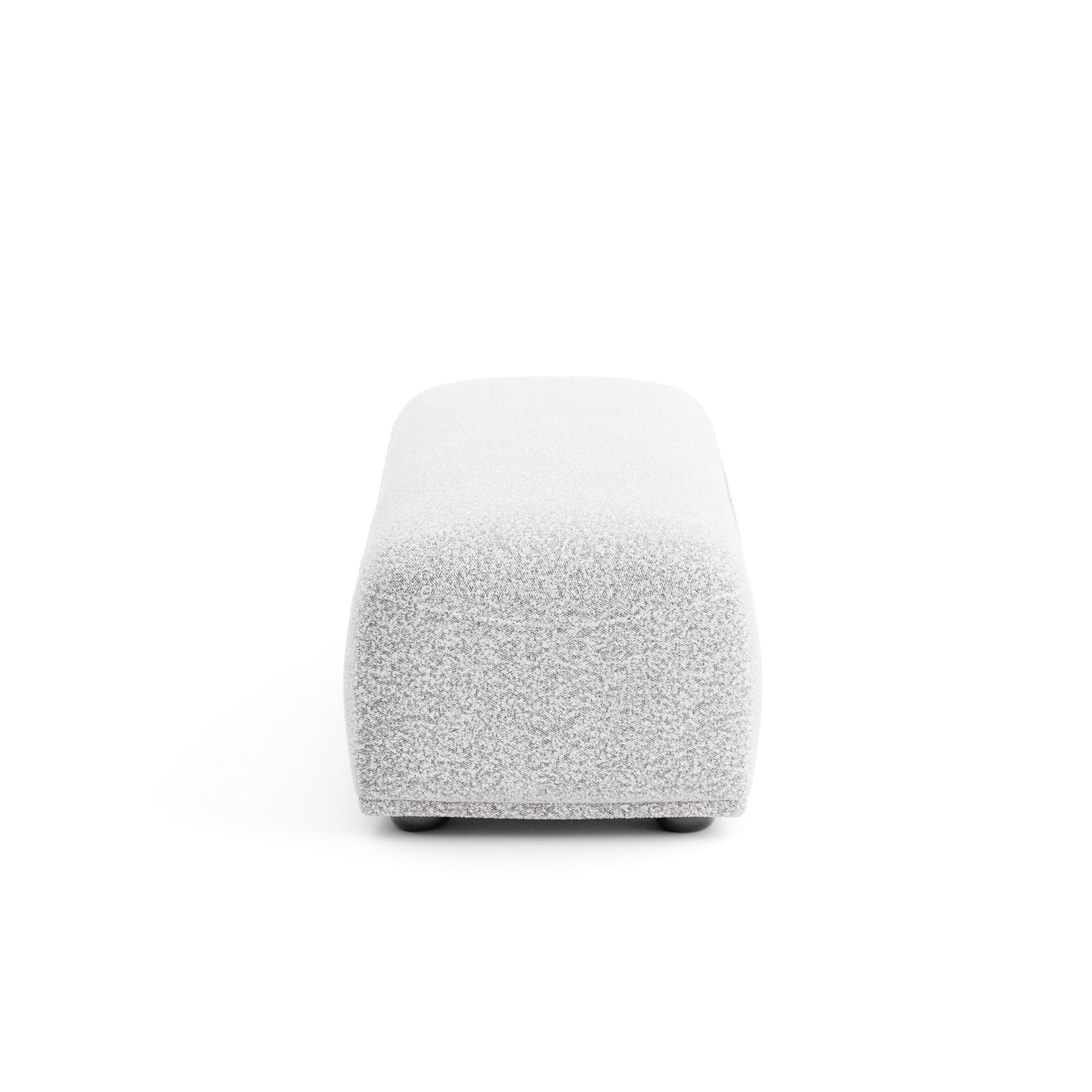 Furniture of America Tatiana Modern Boucle Modular Rectangular Ottoman for Living Room, Office, Free-Combined, FSC & Oeko TEX Certified, Light Gray