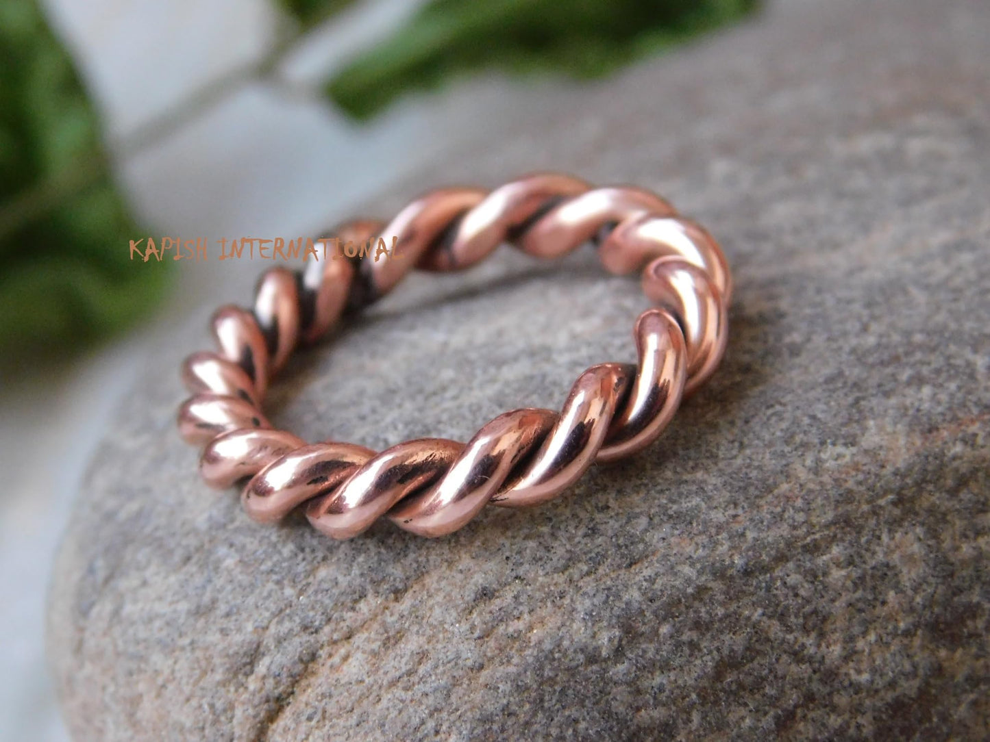 Pure copper tensor rings twisted, Simple ring, Tensor Rings Twist Ring Jewelry, Solid Copper Twisted ring for Men and Women, Jewelry for Unisex, (11)