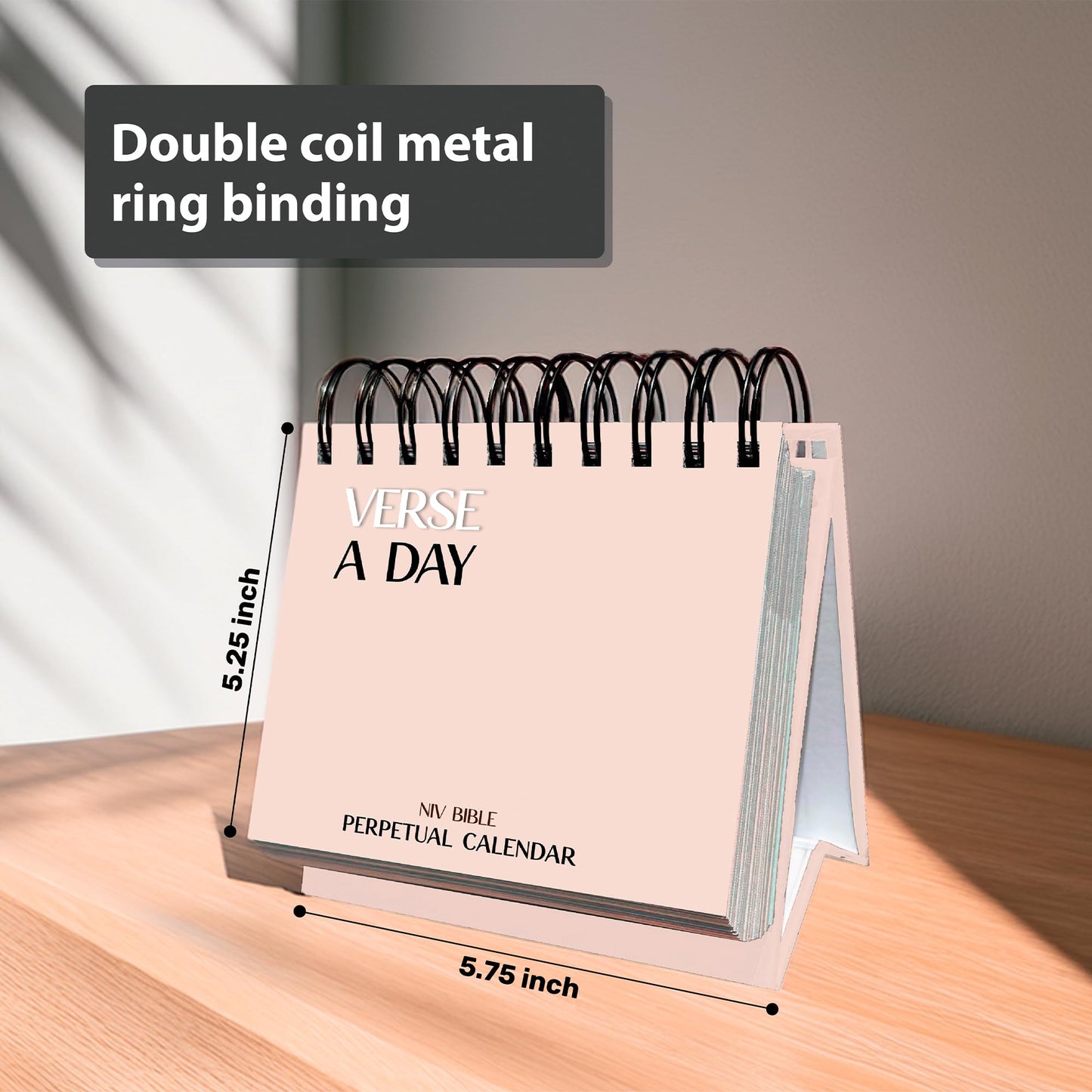 Verse A Day Perpetual Calendar | Enjoy it Year After Year, 365 Christian Verses from the NIV Bible to Inspire Your Daily Devotional, Positive Inspirational Religious Daily Verses for Men & Women