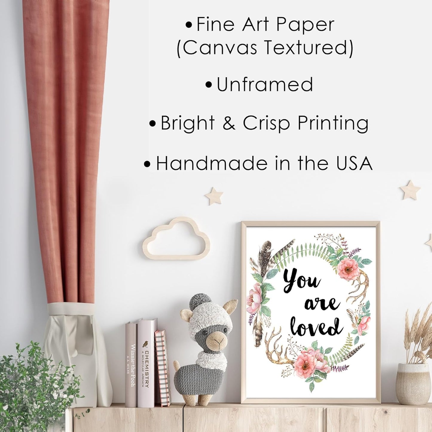 DREAM BIG PRINTABLES Just Breathe Wall Art Prints - Set of 2 - Unframed - 8x10 - Inspirational & Motivational Office Wall Decor - Perfect for Home, Office, or Classroom