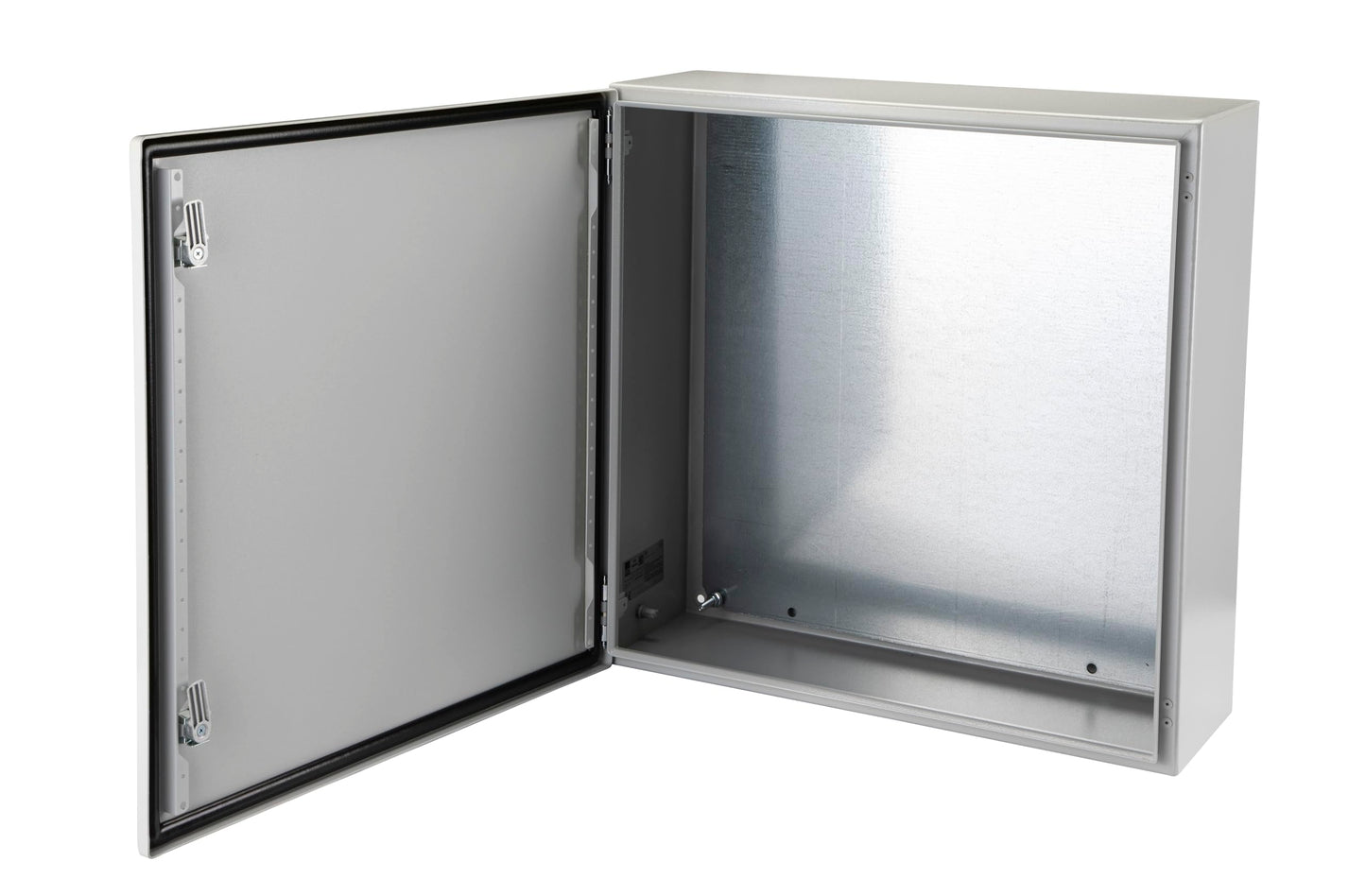 Rittal 1050.250, WM wall-mounted enclosure, Single Door, Carbon Steel, 19.7" Height x 19.7" Width x 8.27" Depth