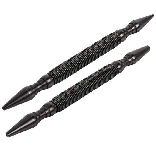 HIT Tool Pro Finish Kit includes 1/32"(#1), 2/32"(#2), 3/32"(#3), 4/32"(#4) Combination Nail Setters (2 Piece) Hammerless Spring Punch Set
