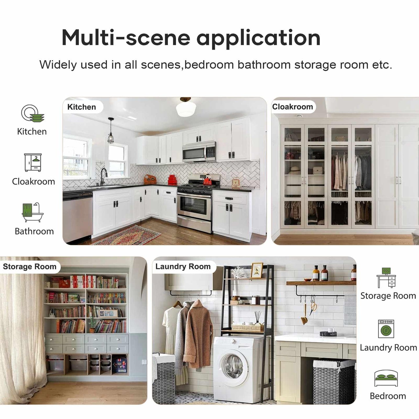 EaseLife Bifold Closet Door,for 32in x 80in (Double 16x80) Opening,French Glass Barn Doors with 2.66FT Concealed Bi-Fold Sliding Hardware Kit Included,Preassembled Door,Easy Install,DIY staining