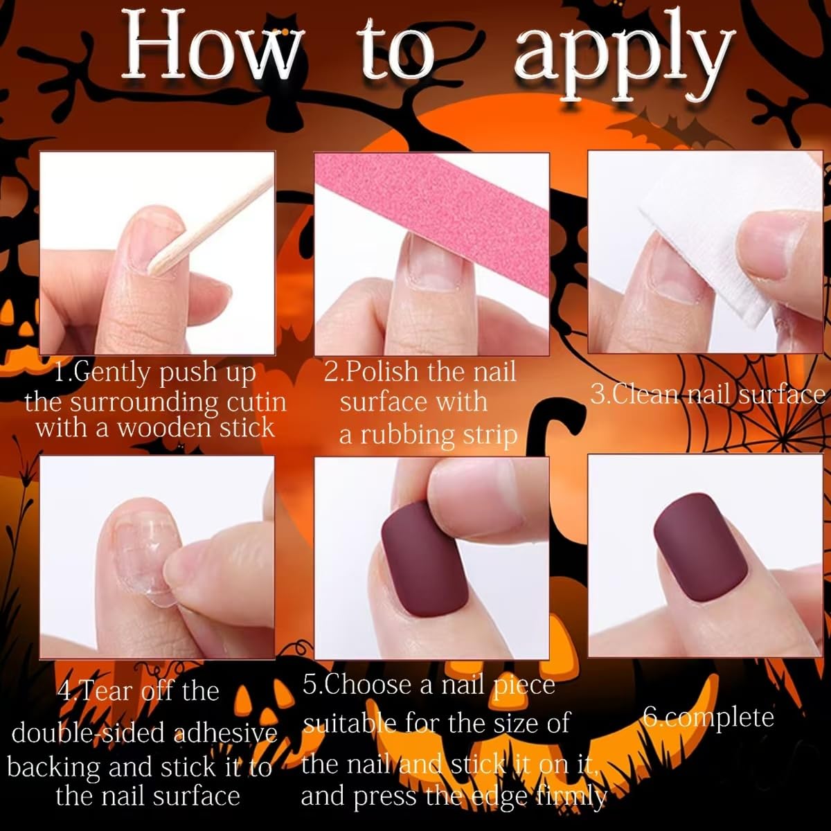 24Pcs Halloween Press on Nails Short Oval Fake Nails with Cute Ghost Bat Design Stick on Nails Black Pink Nails Press Ons Handmade Acrylic Glue on Nails for Women Nails Art Decoration