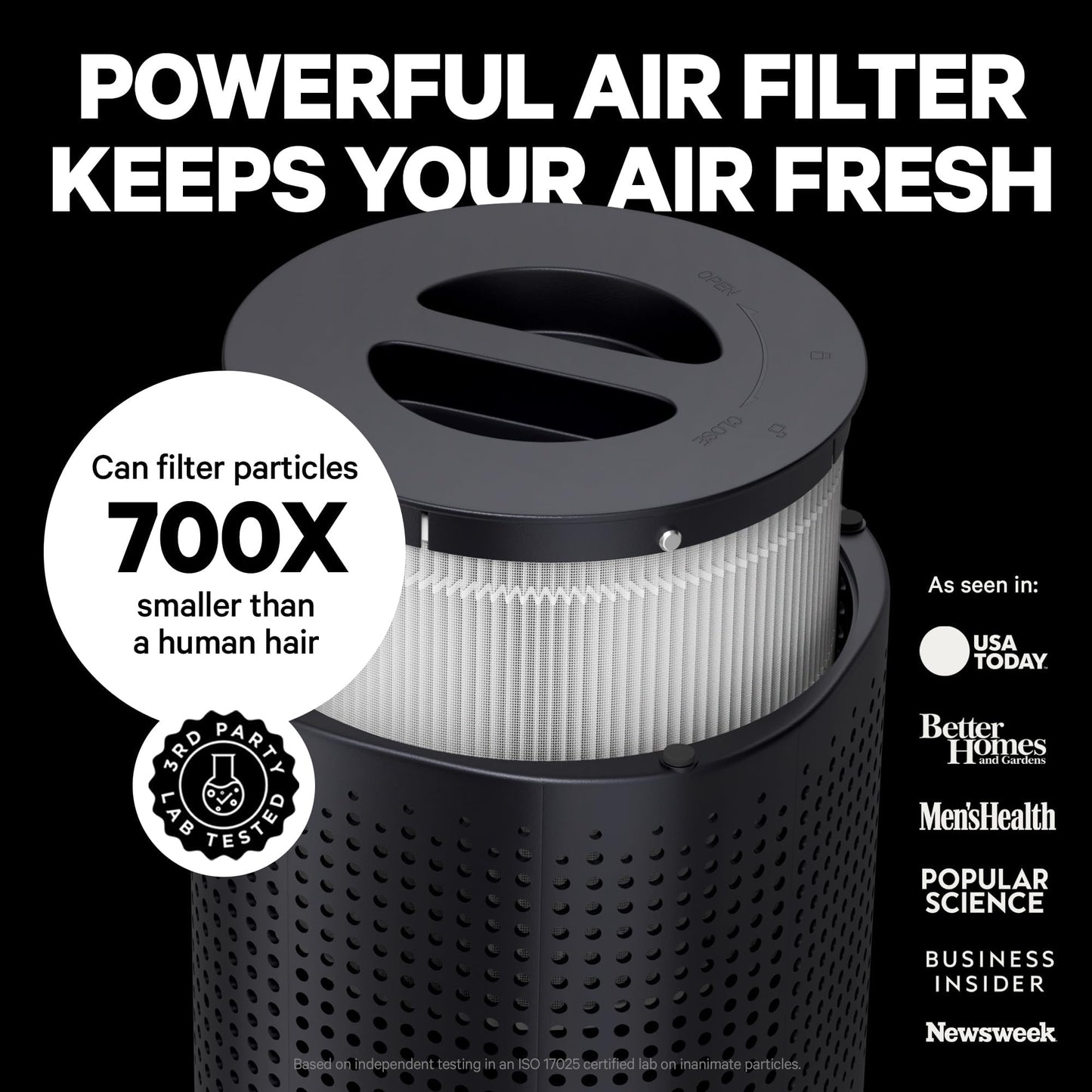 PuroAir 240 HEPA Air Purifier and 2 Filters for Home Large Rooms - Covers Up To 1,000 Sq Ft - Filters Up To 99.9% of Pollutants, Smoke, Pollen, Dust - Quiet HEPA Air Filter - Air Purifiers for Bedroom