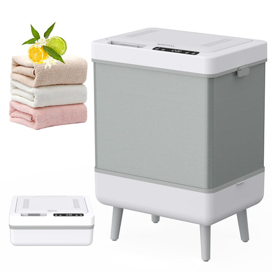 Towel Warmer Heated Warmers for Bathroom: Large Bucket for Towels, Blankets and Bathtub, Luxury Warmers for Baby Kids Families, Portable Heat Dryer & Heater for Home Hotels Spa Gym Outdoor (35L)