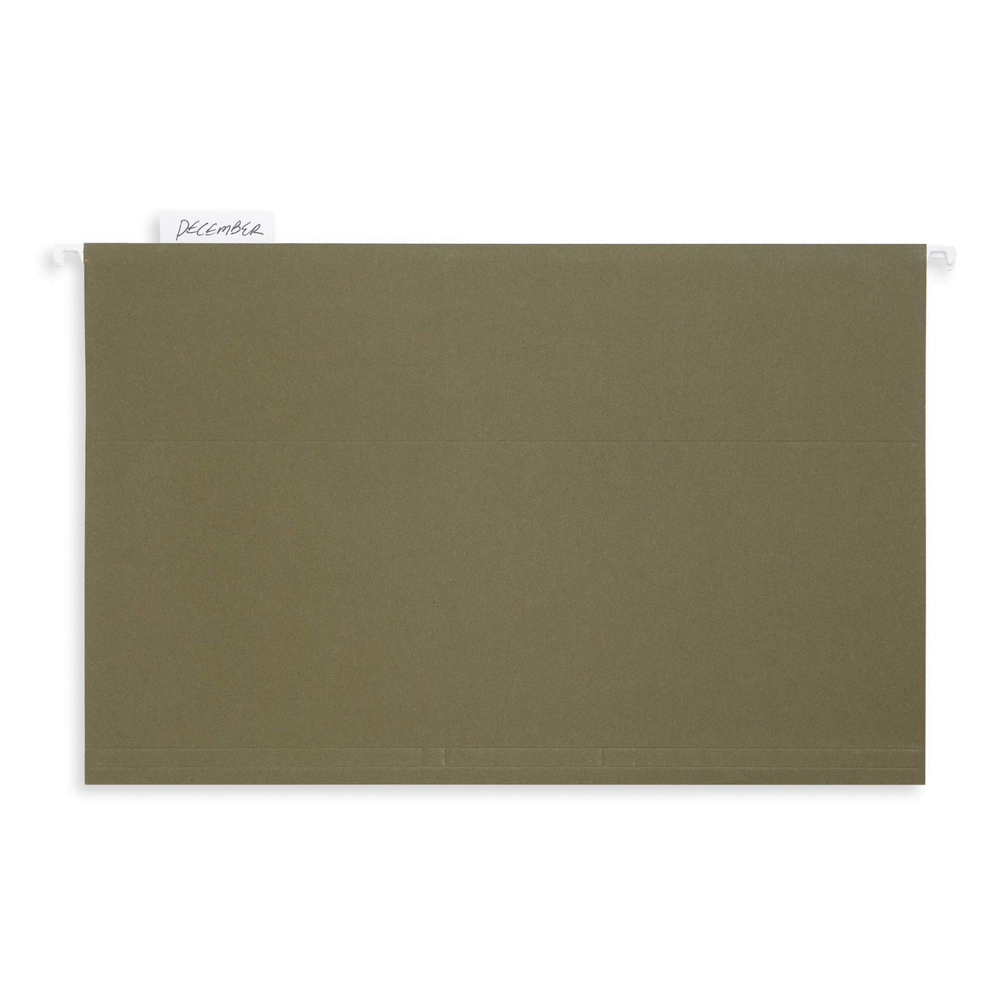 Blue Summit Supplies 50 Legal Size Hanging File Folders, 1/5 Cut Adjustable Tabs, 5 Tab Locations, Designed for Legal and Law Office File Organization, Standard Green, 50 Pack, Legal Size