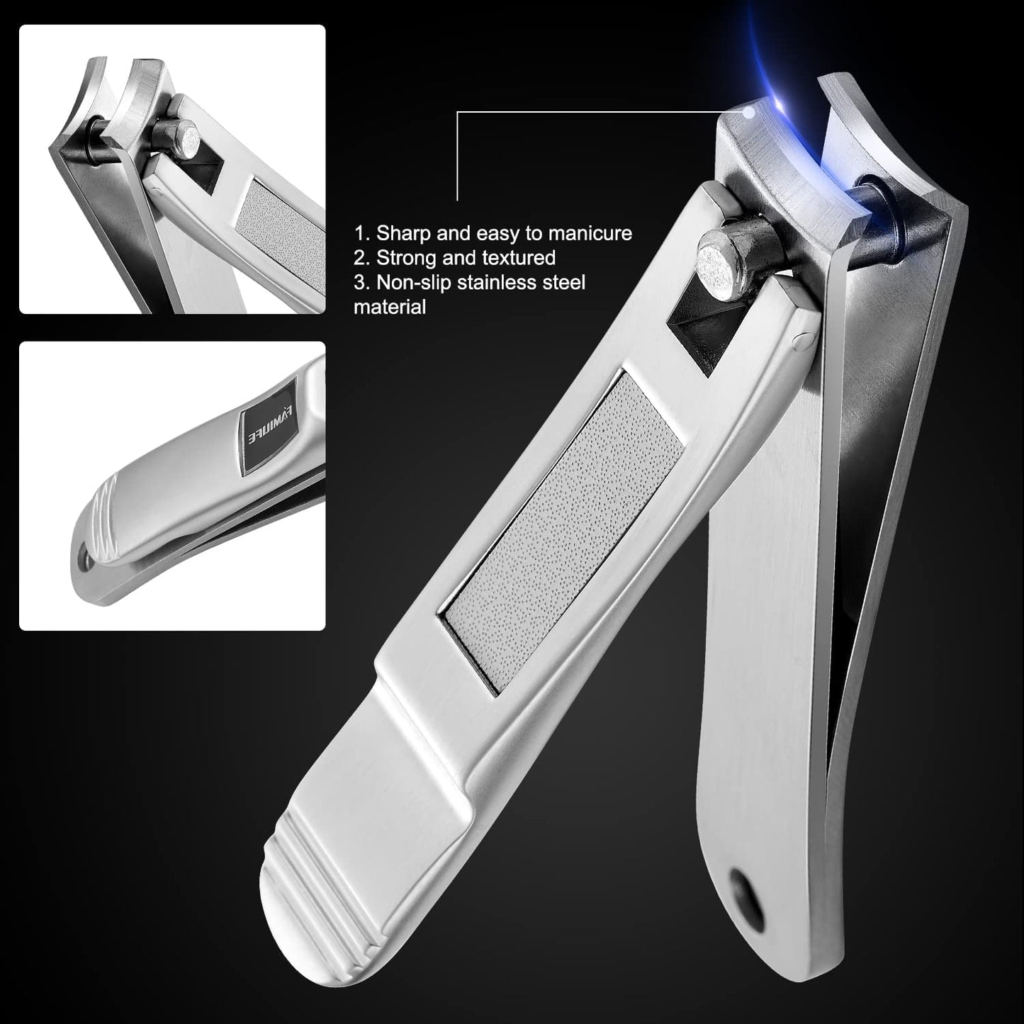 FAMILIFE Manicure Set Professional Manicure Kit 11 in 1 Gift Set for Women and Men Nail Kit and Nail Clippers 13PCS Nail Kit Nail Cutter Men Grooming Kit Pedicure Set Professional Manicure Set Steel