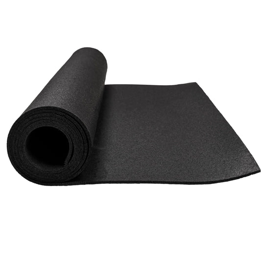 MSI Rubber Utility Mat 60" W x 96" L x 0.24" Thick - Non-Slip, Anti-Fatigue, Heat Resistant - Ideal for Gym Floors, Garages, Stables, Indoor & Outdoor Use - Heavy-Duty & Durable Protection