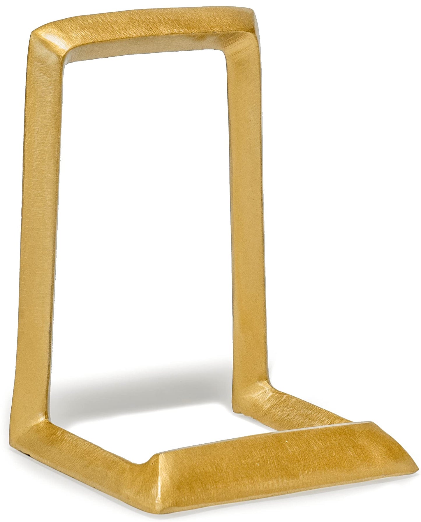 Red Co. 8” Decorative Metal Display Plate Stand and Art Holder Easel in Distressed Gold Finish