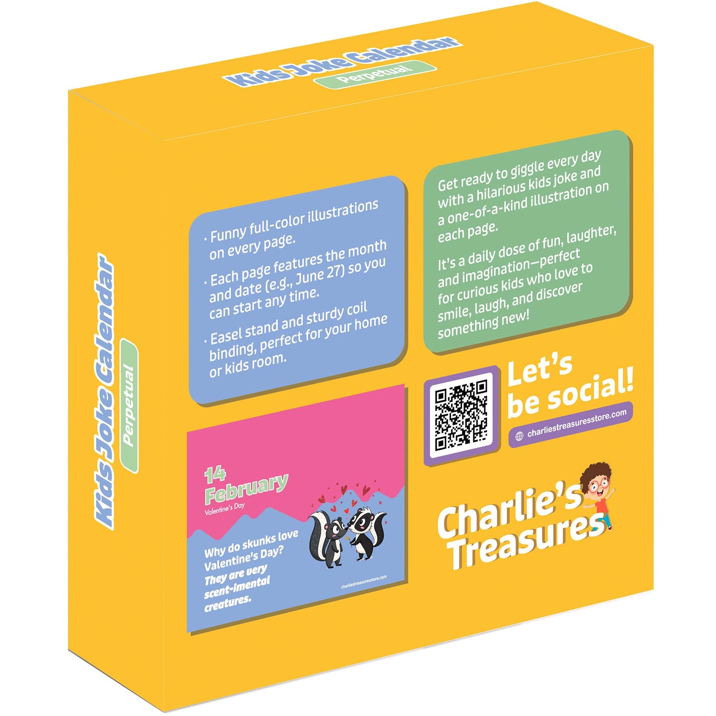 Daily Kids Joke Calendar for Year After Year Fun | Perpetual Fun For Kids, Daily Puns & Humor for Children, Great Way To Add a Touch of Humor To Your Child's Routine