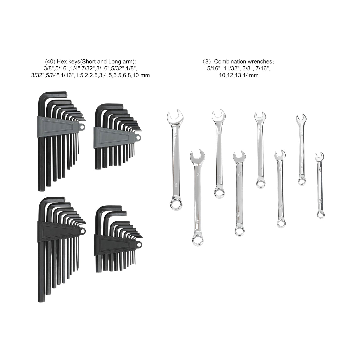 Amazon Basics 287-Piece Mechanic Tool Set with Sockets, Ratchets & Wrenches - 3-Drawer Case
