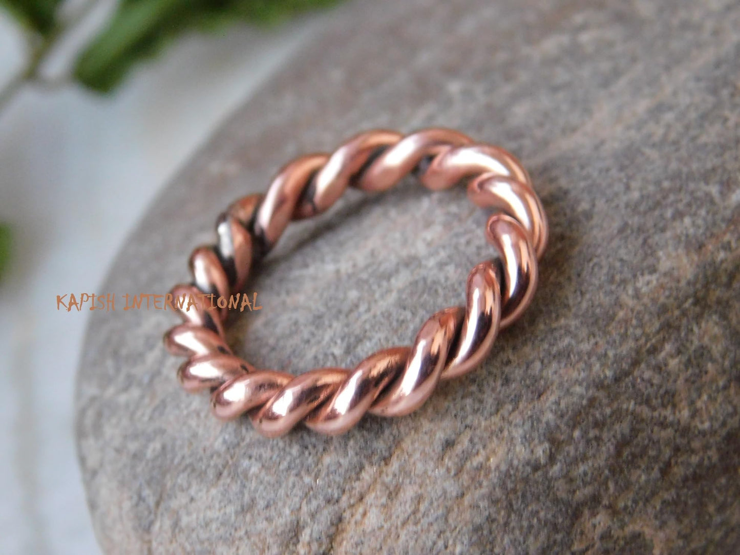 Pure copper tensor rings twisted, Simple ring, Tensor Rings Twist Ring Jewelry, Solid Copper Twisted ring for Men and Women, Jewelry for Unisex, (6)