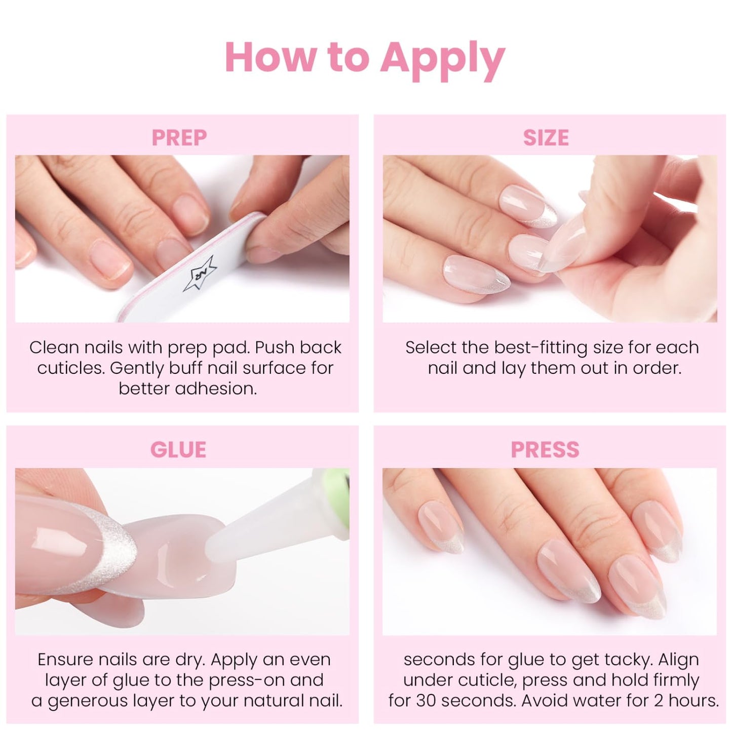 Nail Reformation Press On Nails, Trench Coat | Deep Nude Medium Almond Fake Nails in Glossy Finish, Salon Quality, Reusable Stick On Nails Kit - 30 Pcs in 15 Sizes with Glue, Manicure Gifts for Women