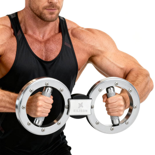 EILISON Rotating Burn Machine 12 LB, Rotating Arm Machine 360 Degree Rotating Grips, Multifunctional Spinning Burn Rotator Machine for Forearm Trainer, Boxing, Workouts