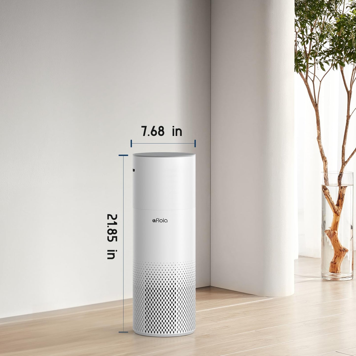 Afloia Humidifier and Air Purifier in One, Air Purifier and Humidifier Combo for Home, 22dB| 7 Colors Light Air Purifiers 2 in 1, Quiet Air Cleaner Removing 99.99% Smokers Odor and Pollen for Bedroom