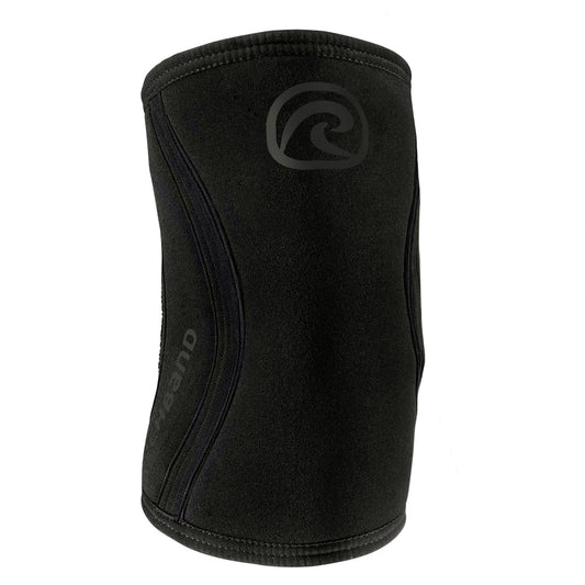 Rehband Elbow 5mm Compression Sleeve, Neoprene Elbow Sleeves for Weightlifting, Anatomical Design, Non-Slip & Close Fitting, Elbow Support Unisex, Colour:Carbon/Black, Size:Large
