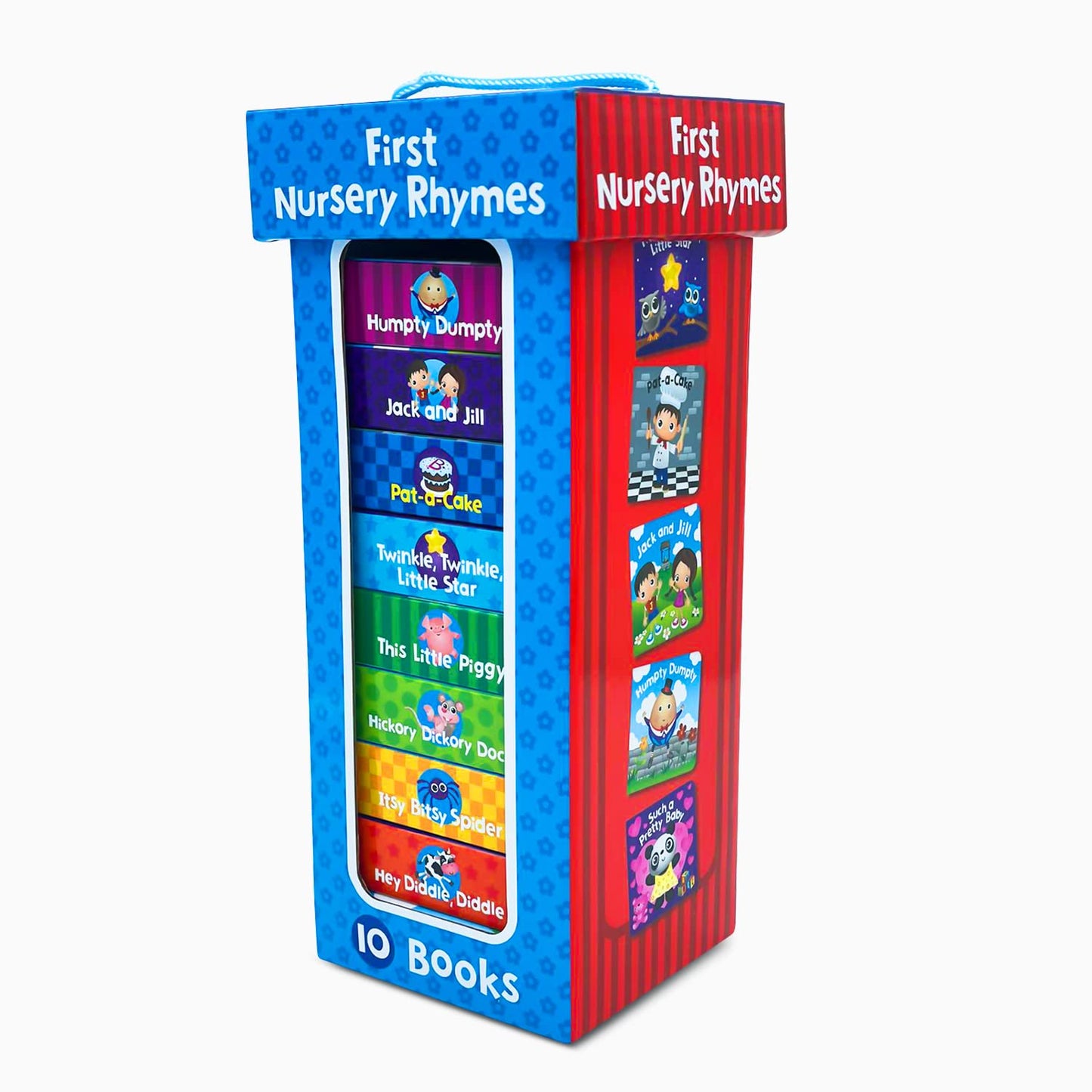 First Nursery Rhymes (Ten Mini-Board Book Tower Set)