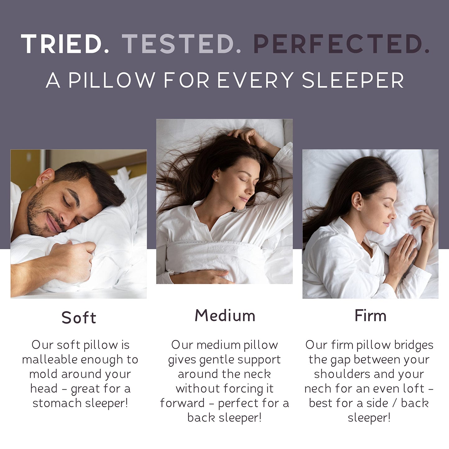 Lincove Signature 100% Natural Canadian White Down Luxury Sleeping Pillow - 800 Fill Power, 500 Thread Count Cotton Shell, Made in Canada, King - Soft, 2 Pack