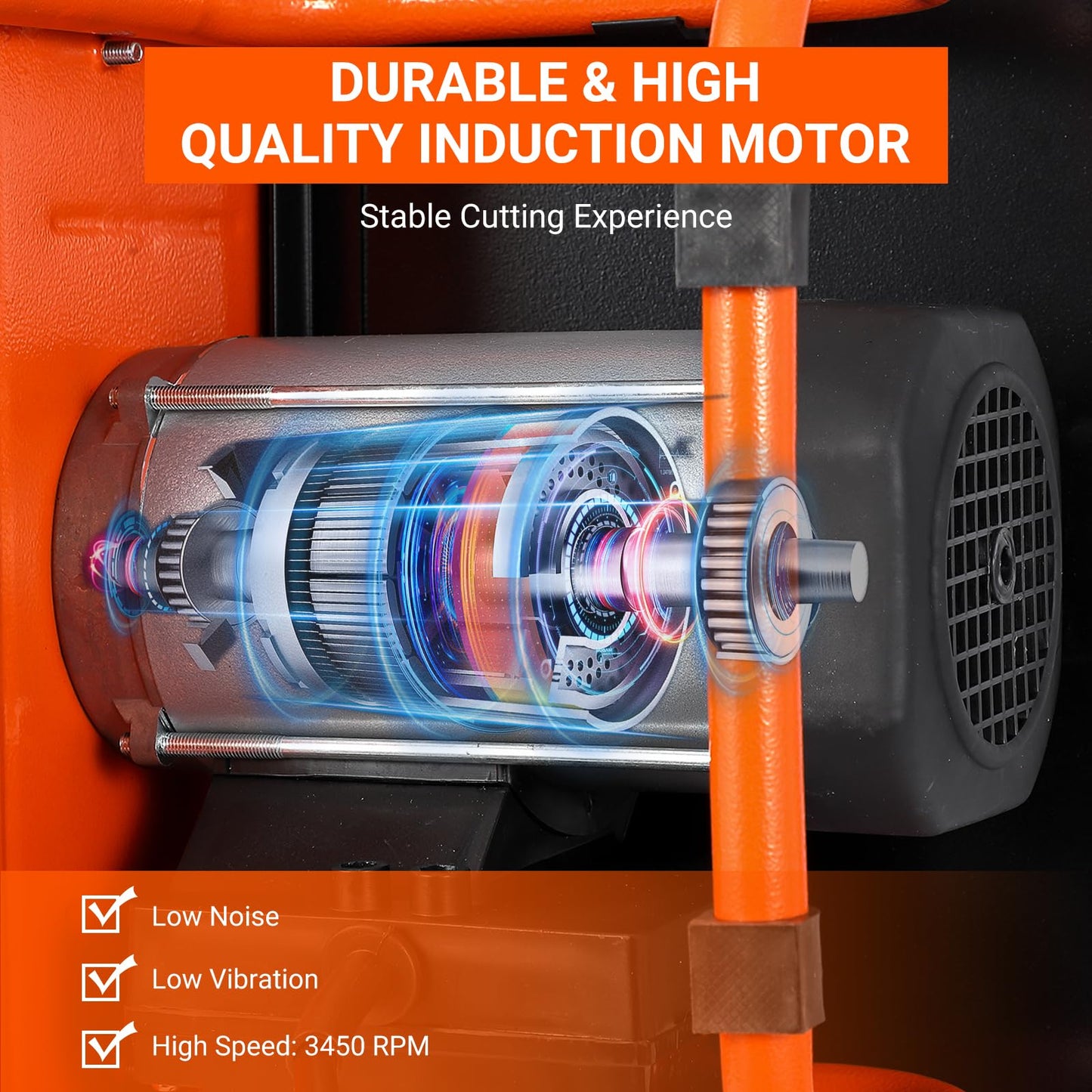 7 inch Wet Tile Saw, 3450 RPM, Bevel cuts tile from 0 to 45 Degrees, Tile Cutter Wet Saw with Water Reservoir for Cutting Tiles and Stones, for DIY Enthusiasts
