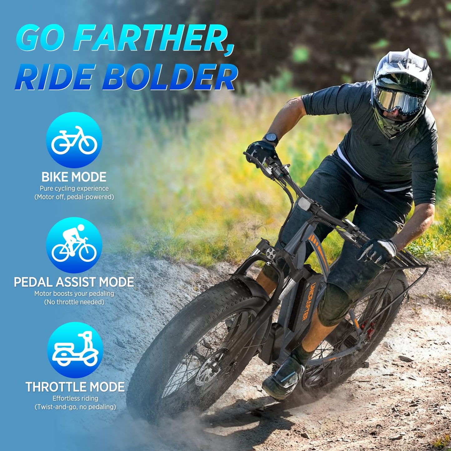 Electric Bicycle for Adults, 1500W Peak Motor 30 MPH 60 Miles Fat Tire E Bike with 48V 18.2Ah Removable Battery 26" Electric Bike Hydraulic Disc Brake and 7-Speed Motorcycle,UL 2849 Certified