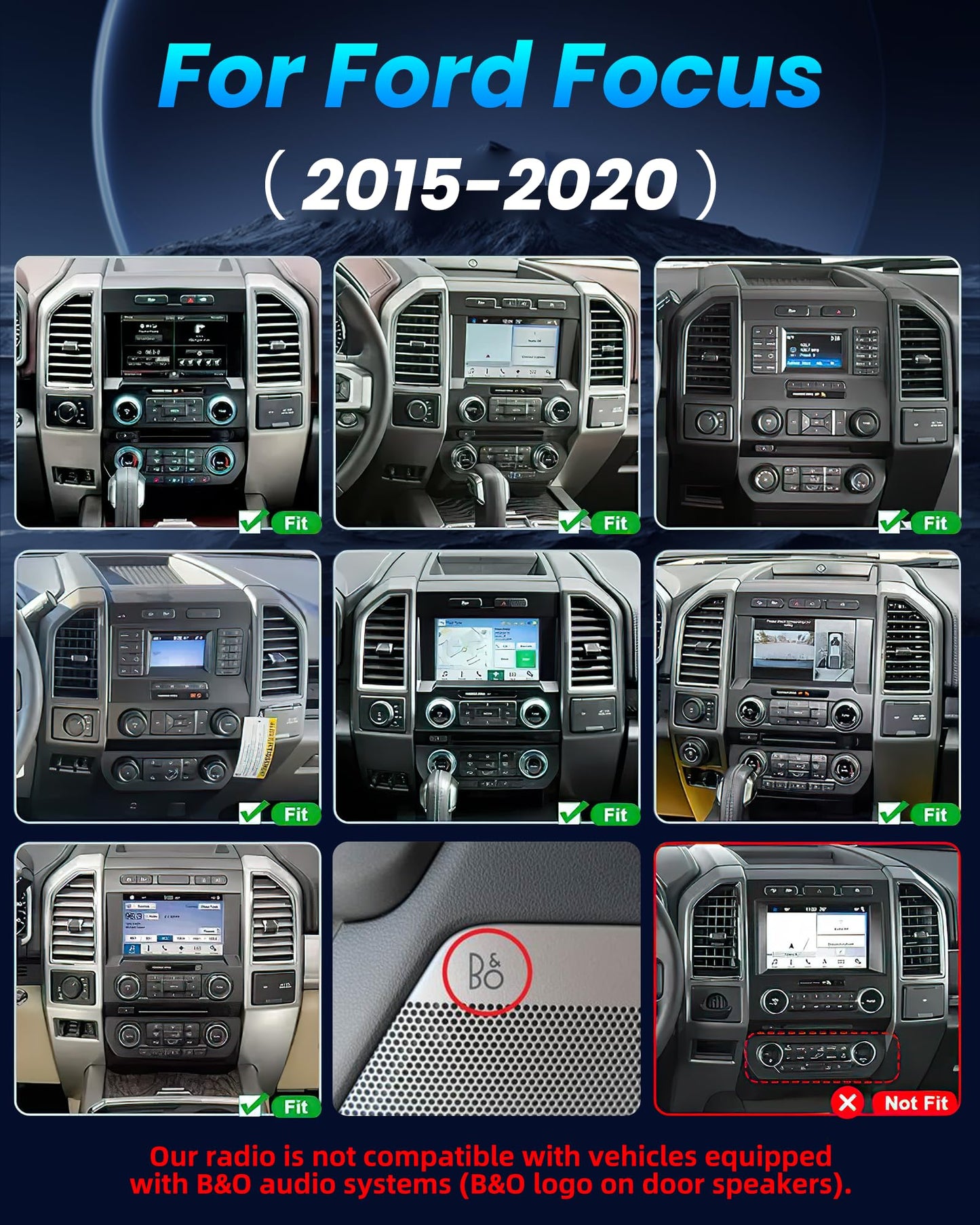 [8Core 4GB+64GB] Car Stereo Radio for Ford F150 2015 2016 2017 2018 2019 2020: 12.1'' HD Tesla Style Touch Screen with Wireless Carplay Android Auto GPS 5GWiFi BT5.0 FM AM RDS DSP SWC