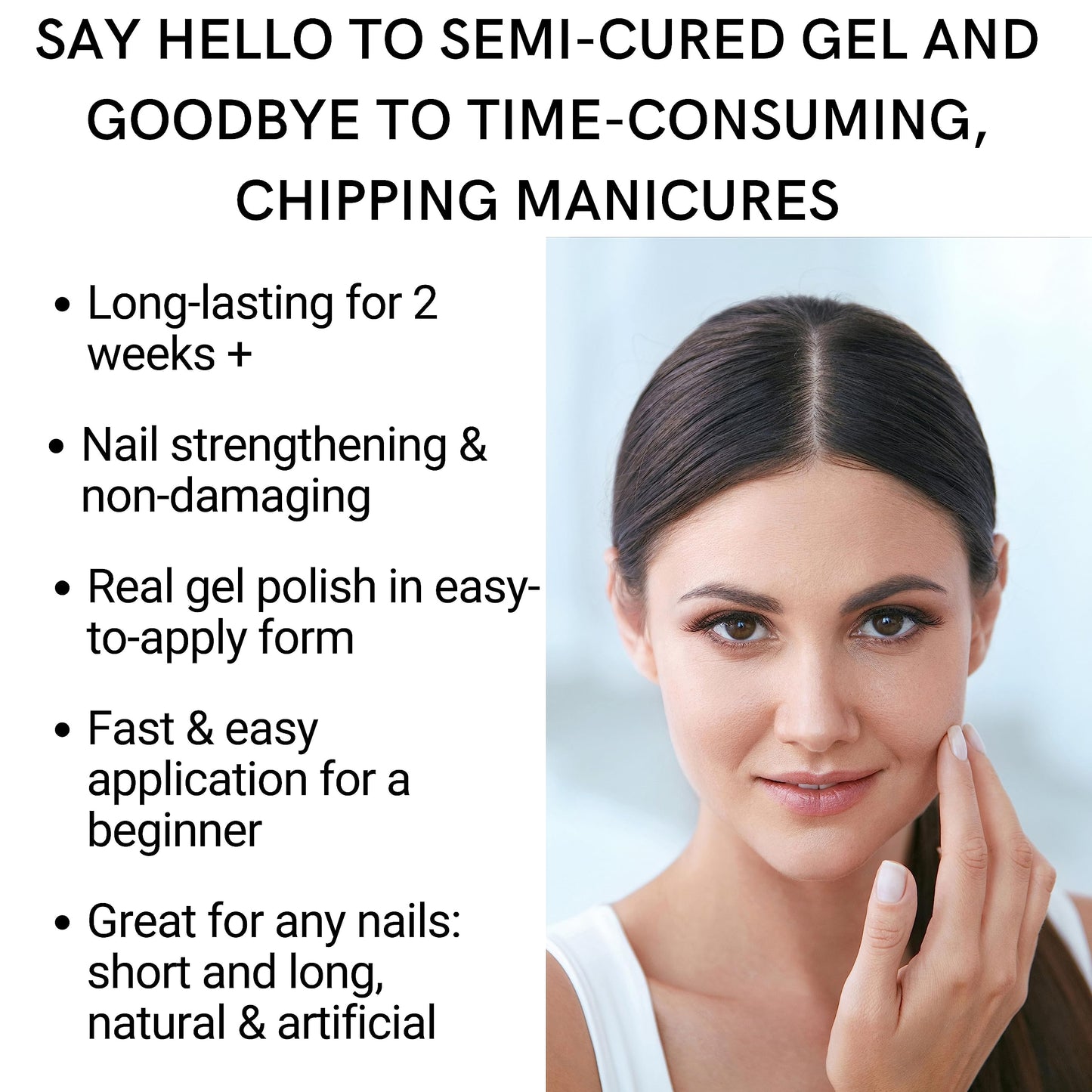 Alice & Bella Milky White Manicure (25pcs) + Pedicure (32 pcs) Bundle Set- Milky White Classy Slightly Translucent Nude Neutral Lip Gloss Mani & Pedi for Any Occasion -Semi Cured Gel Nails Kit