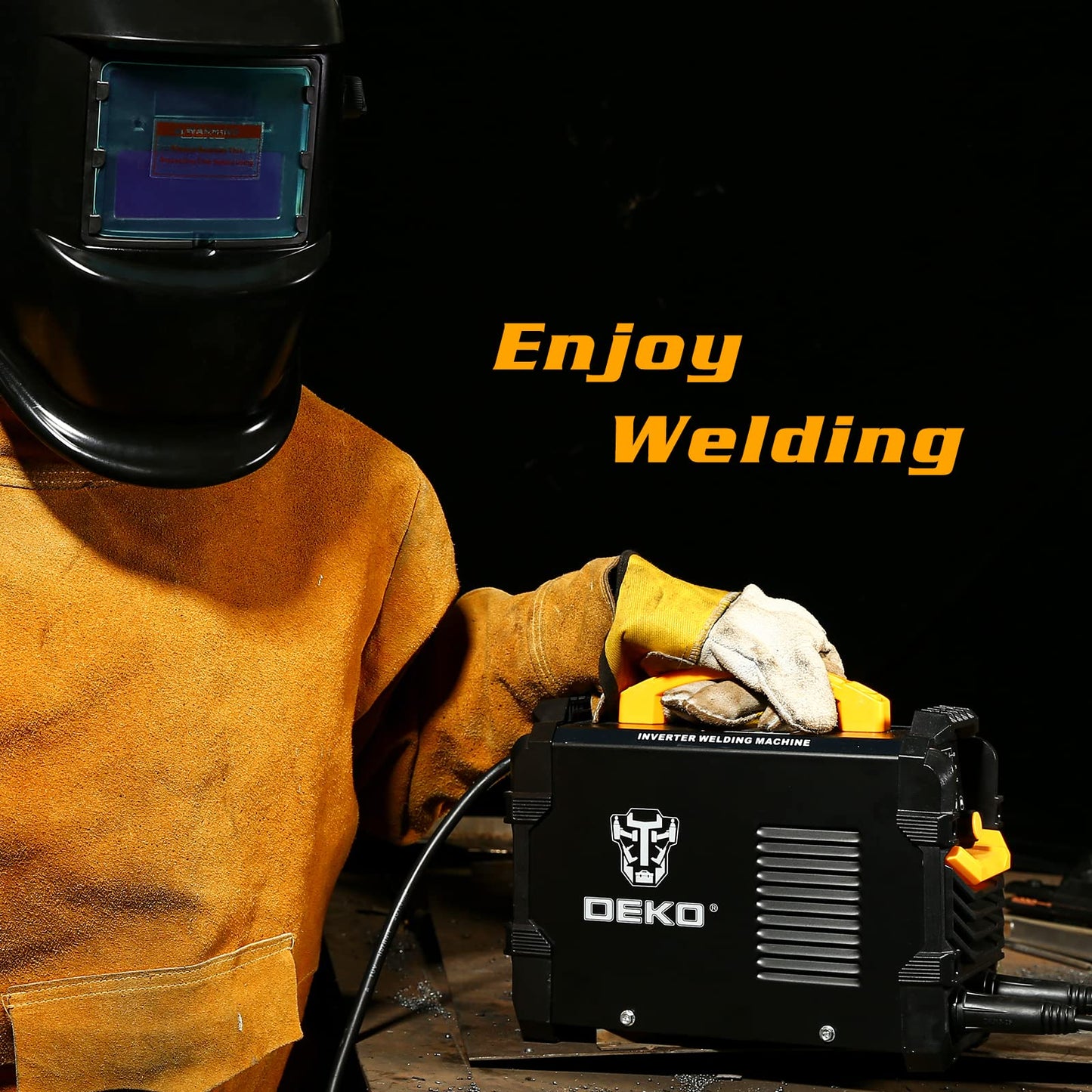 DEKOPRO Stick Welder 160A ARC/Lift TIG 2-in-1 Welding Machine with 110v/220v Dual Voltage IGBT Inverter Welder