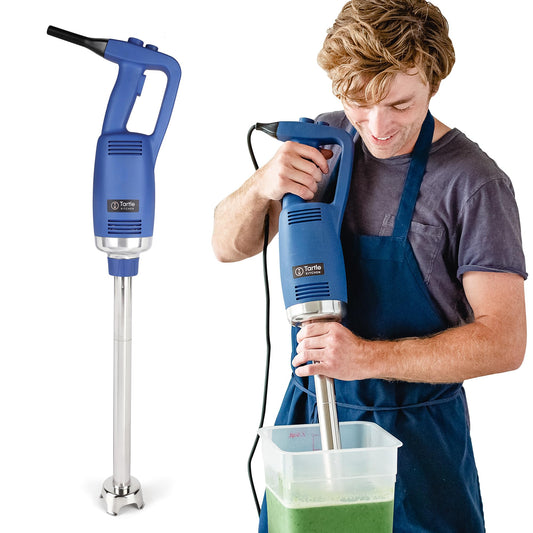 TK Commercial Immersion Blender, 750 Watt/1 HP Variable Speed Motor, 20,000 RPM X-Heavy Duty with Performance Assurance - 18"